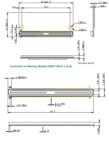 Schematic - Apacer Technology Inc. DD2.22260S.001 DDR4 SDRAM XR-DIMM